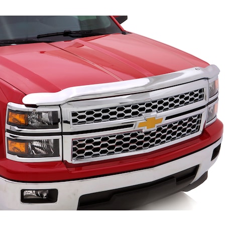 Auto Ventshade 88-00 GM CK SERIES/92-99 SUBURBAN AEROSKIN HOODPROTECTOR-CHROME 622014